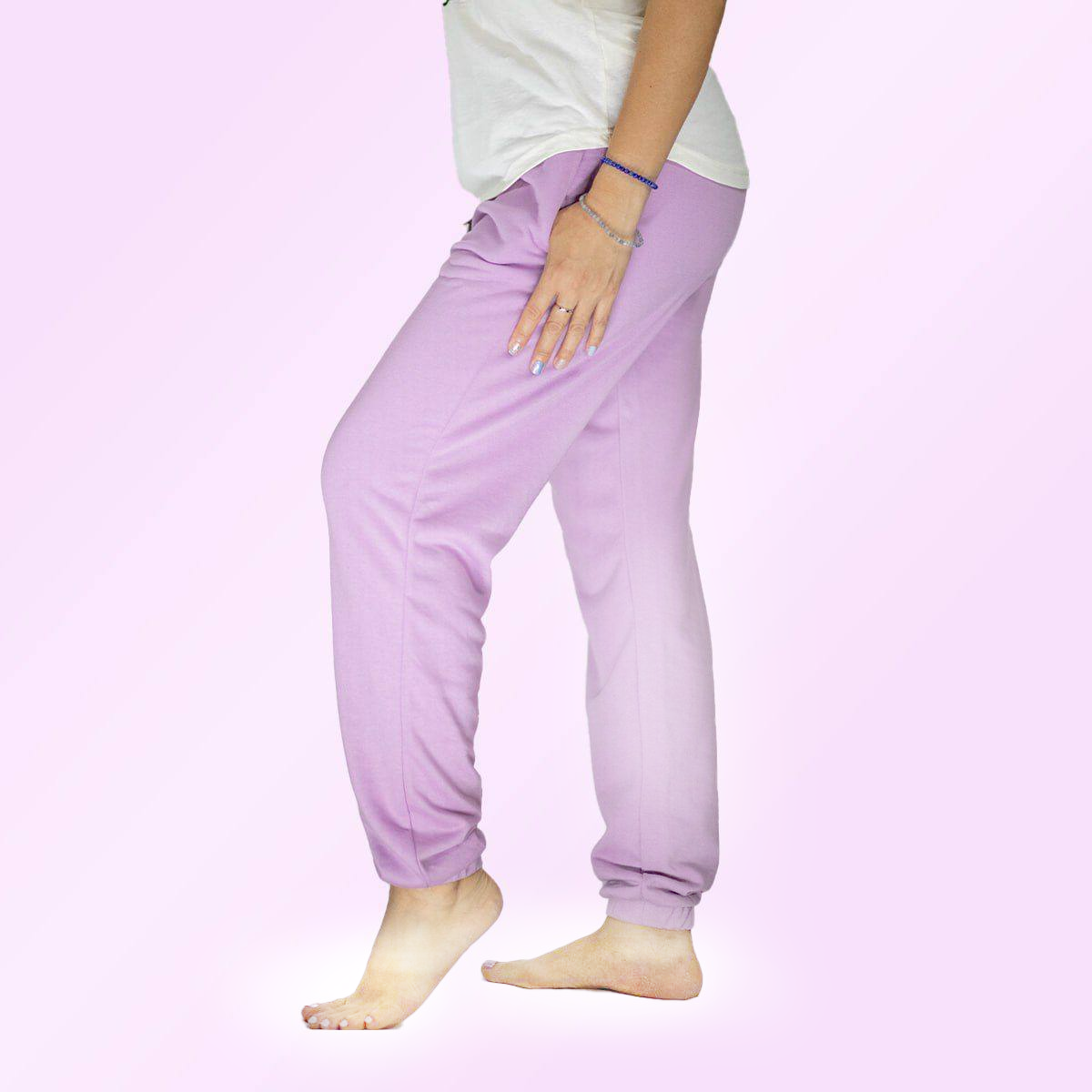 Soft Lavender Terry Dream Jogger Pant Ideal for Relaxing at Home