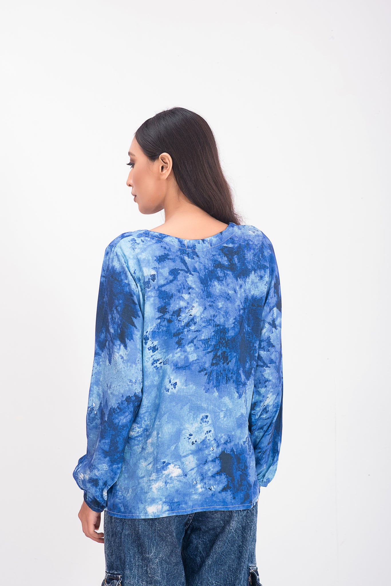 Tie Dye Long Sleeve Tops for women