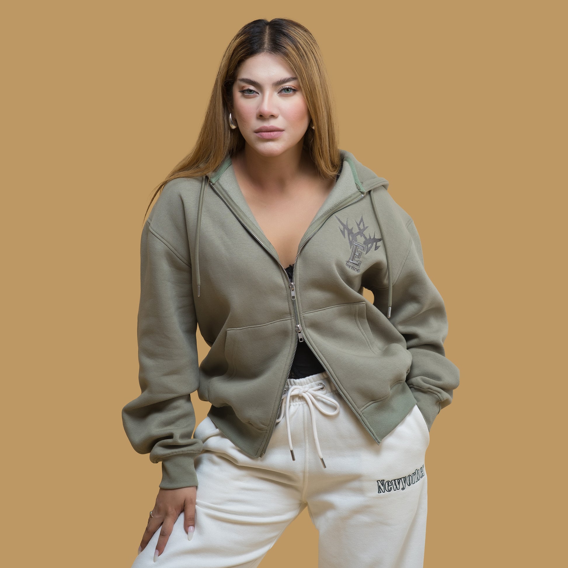 embroidery hoodies for women