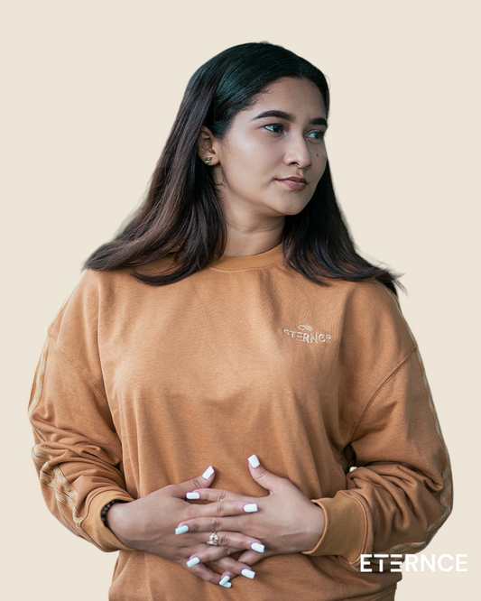 Women's  Crewneck Striped Sweatshirt Classic Casual Wear for All