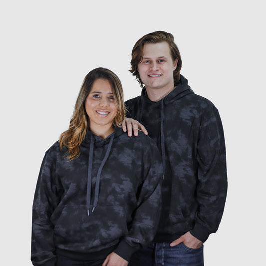 Unisex Black Camo Hoodie Urban Streetwear Staple for All