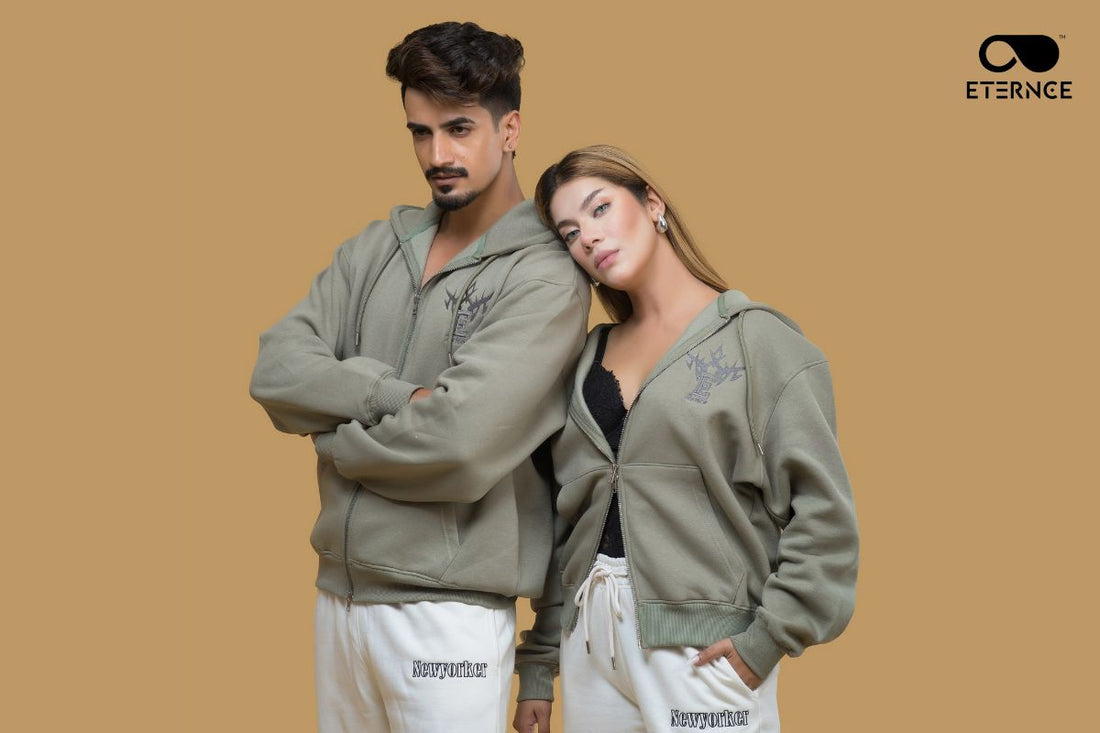 Olive Green Hoodie for men and women 