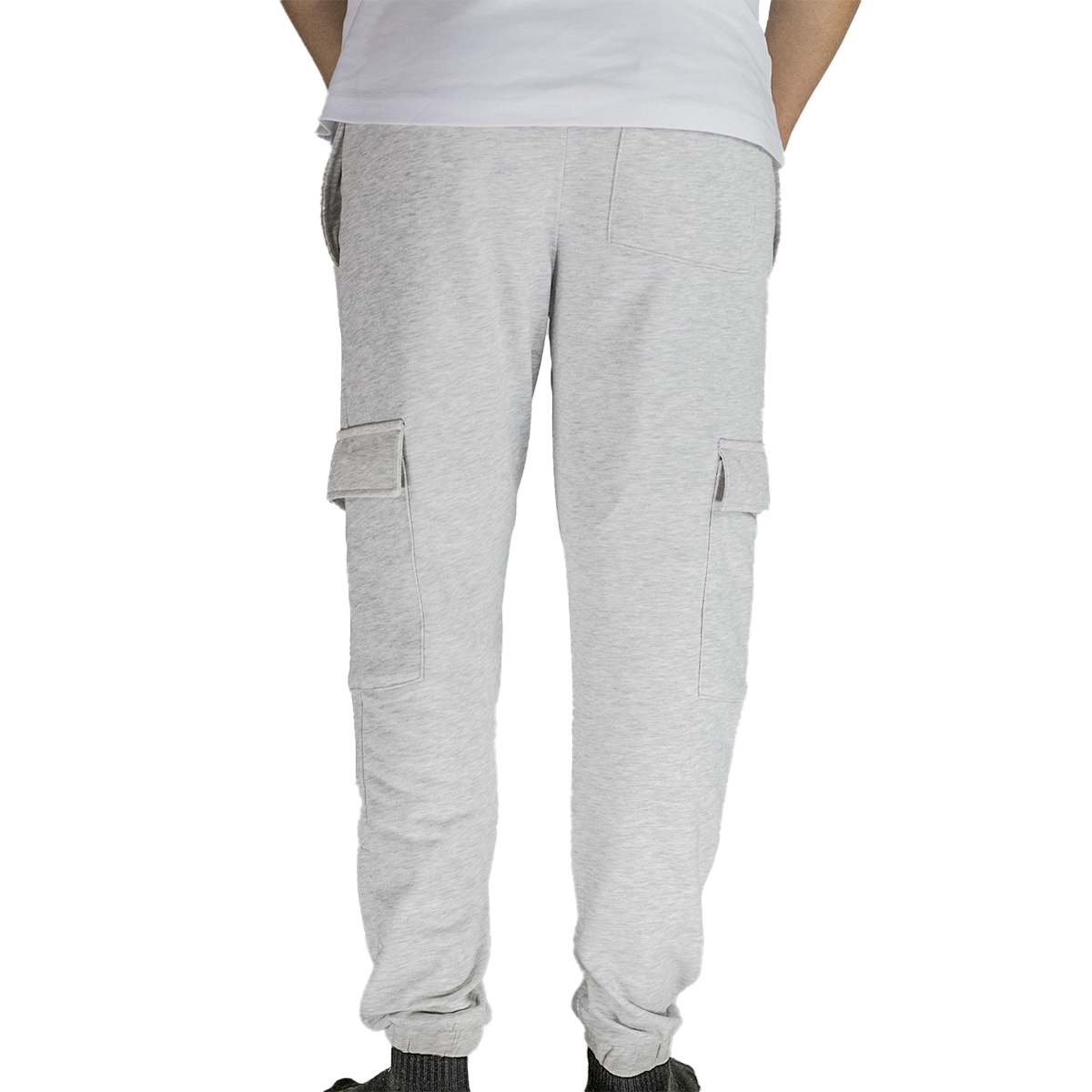 Traveler's Essential RABIT Cargo Terry Joggers  - White Joggers 