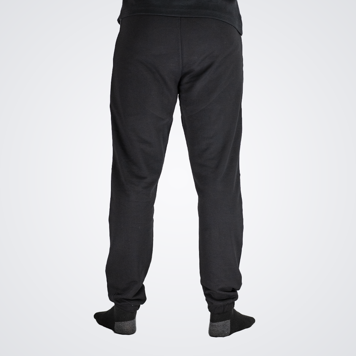 black Comfort Terry Jogger for men's 