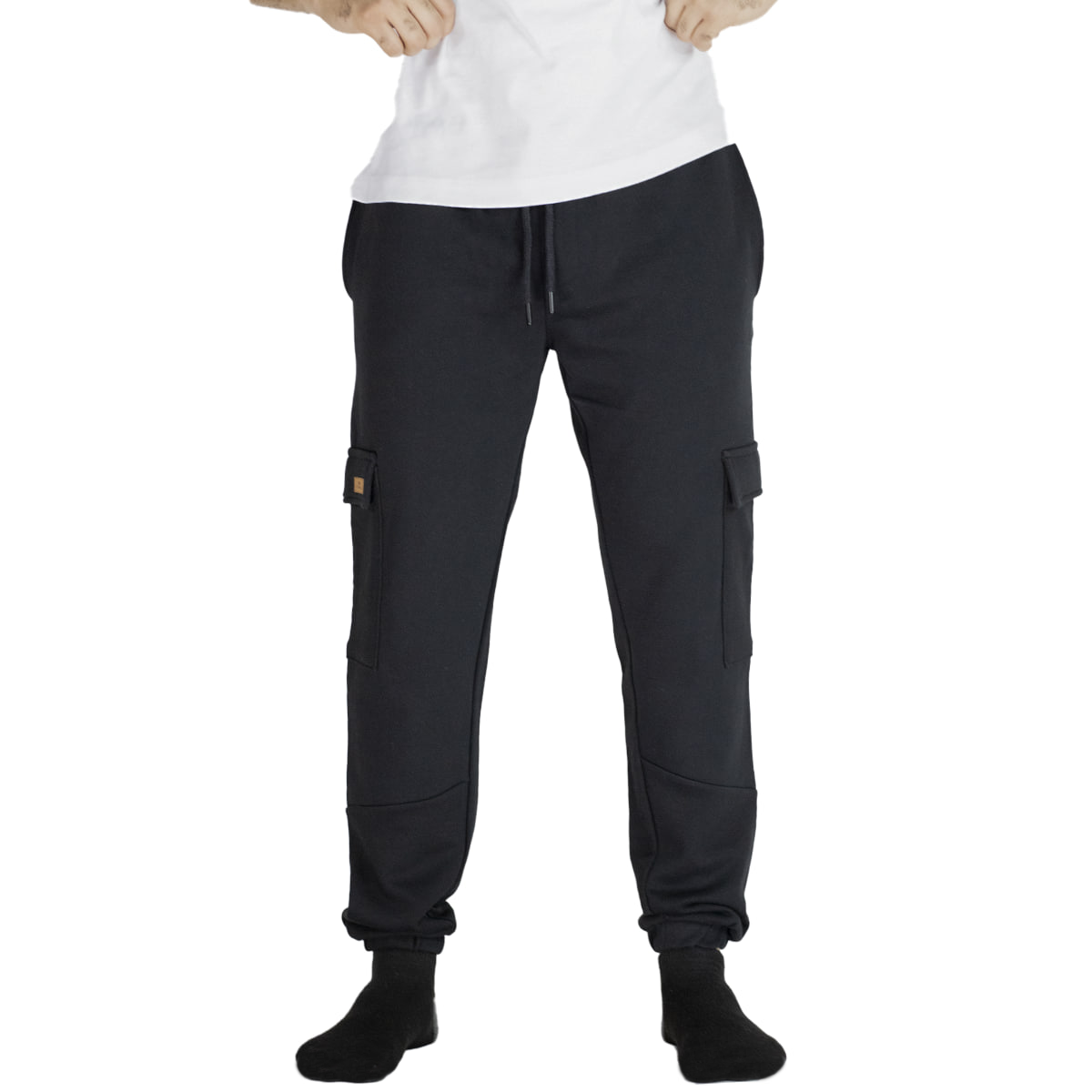 Effortless Style RABIT Cargo Terry Joggers - Black 