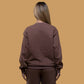 Chocolate Brown Towel Crewneck Sweatshirt