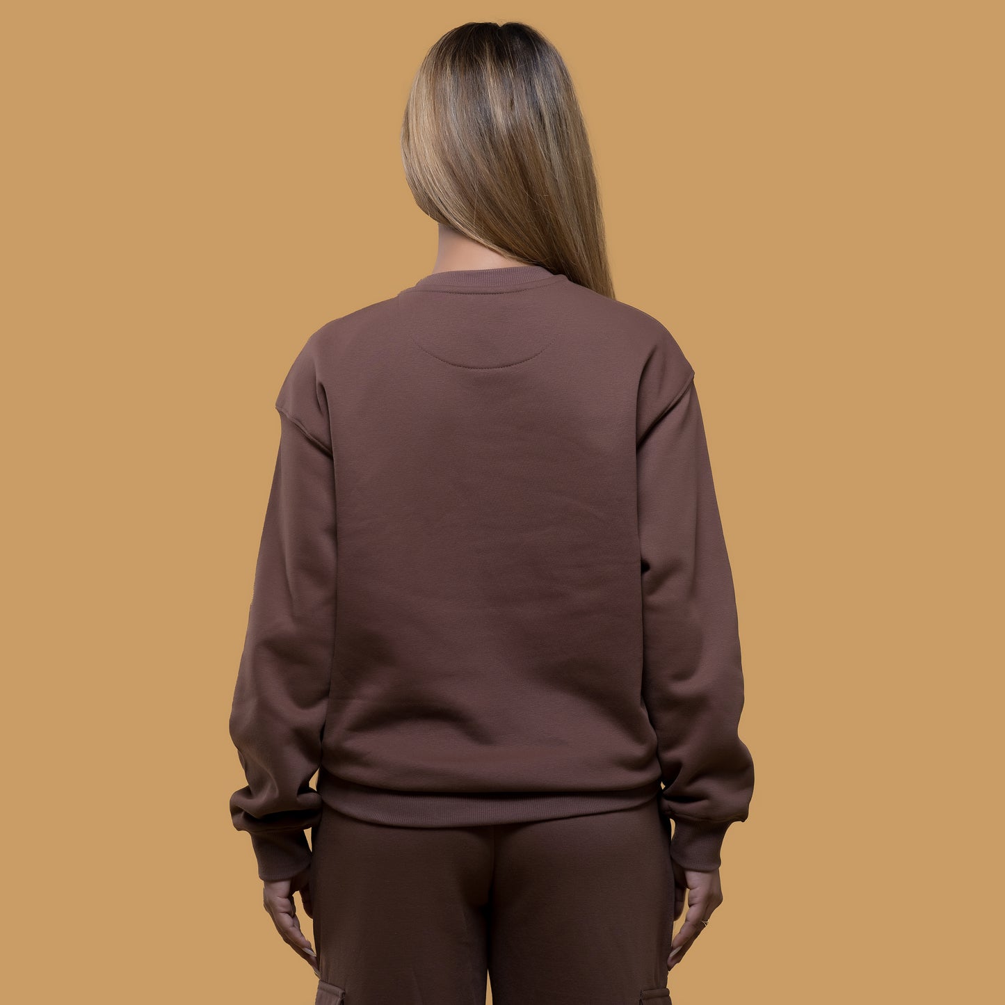 Chocolate Brown Towel Crewneck Sweatshirt
