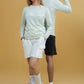 Couple Matching Mint Green Vintage Crewneck Long Sleeve t-shirt 