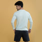 Mint Green  Men's Vintage Crewneck Long Sleeve T-shirt
