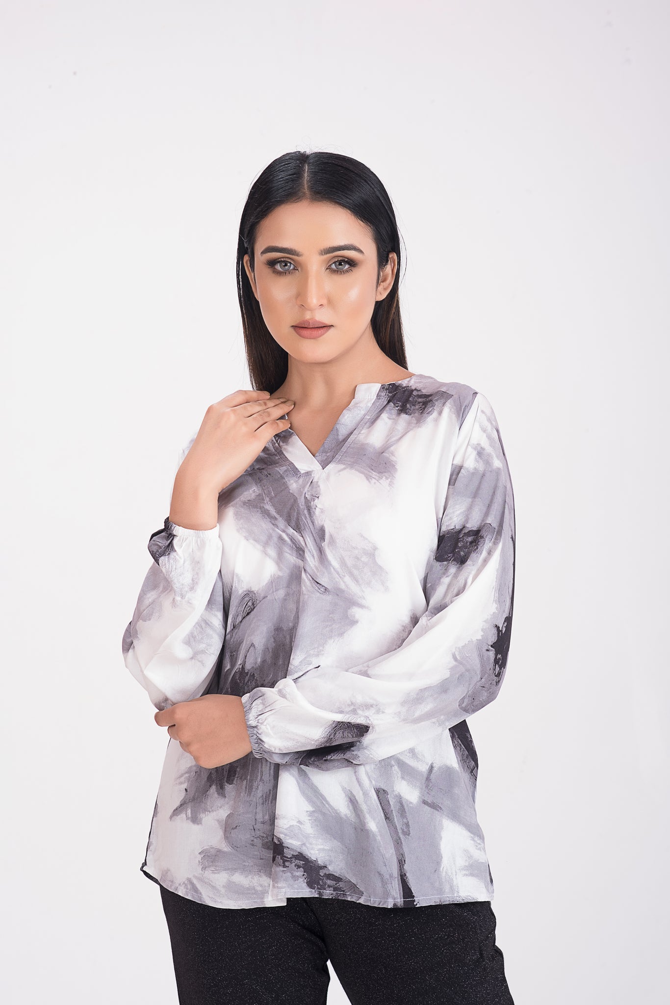 Tie Dye Long Sleeve Tops Women