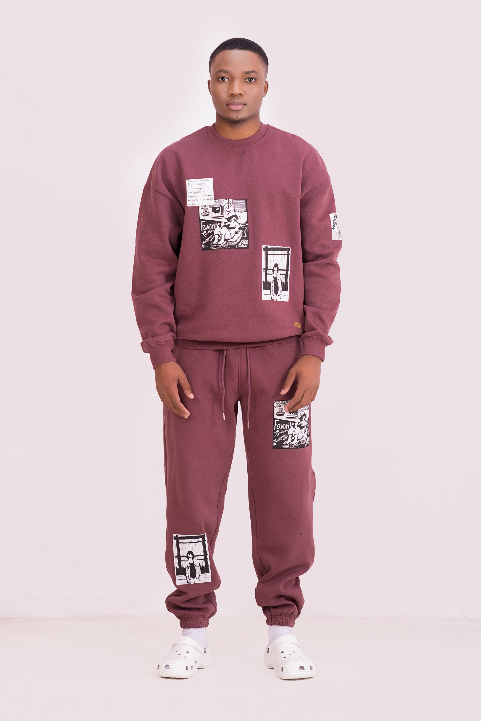 Men's Music Icon Sweatshirt and Jogger Set
