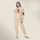 Women Crewneck Graphic Oversized Sweatshirt and Jogger sets 