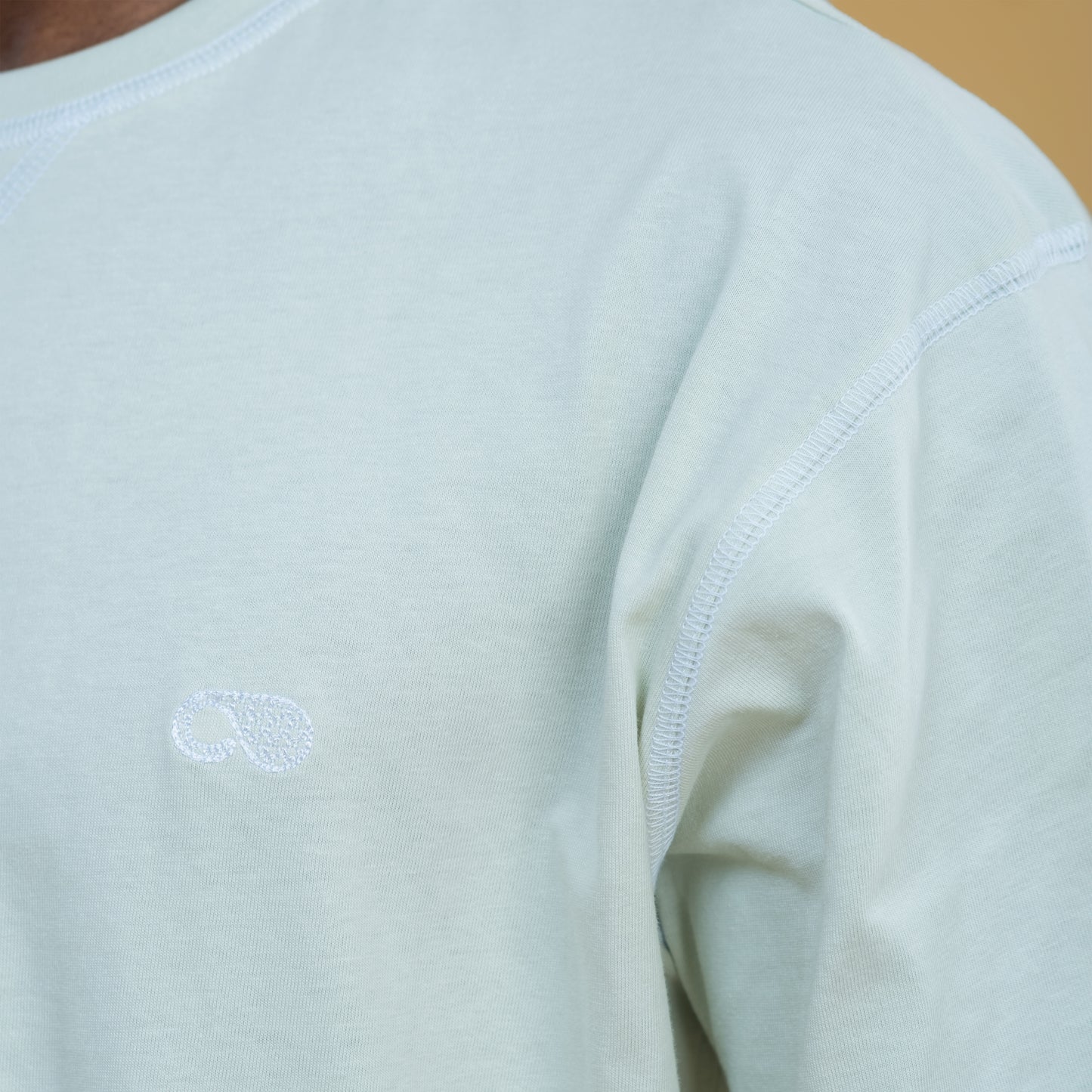 Light Mint Green Drop Shoulder T-Shirt 