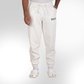Unisex  100% Cotton Sweatpants Boys and Girls -White 