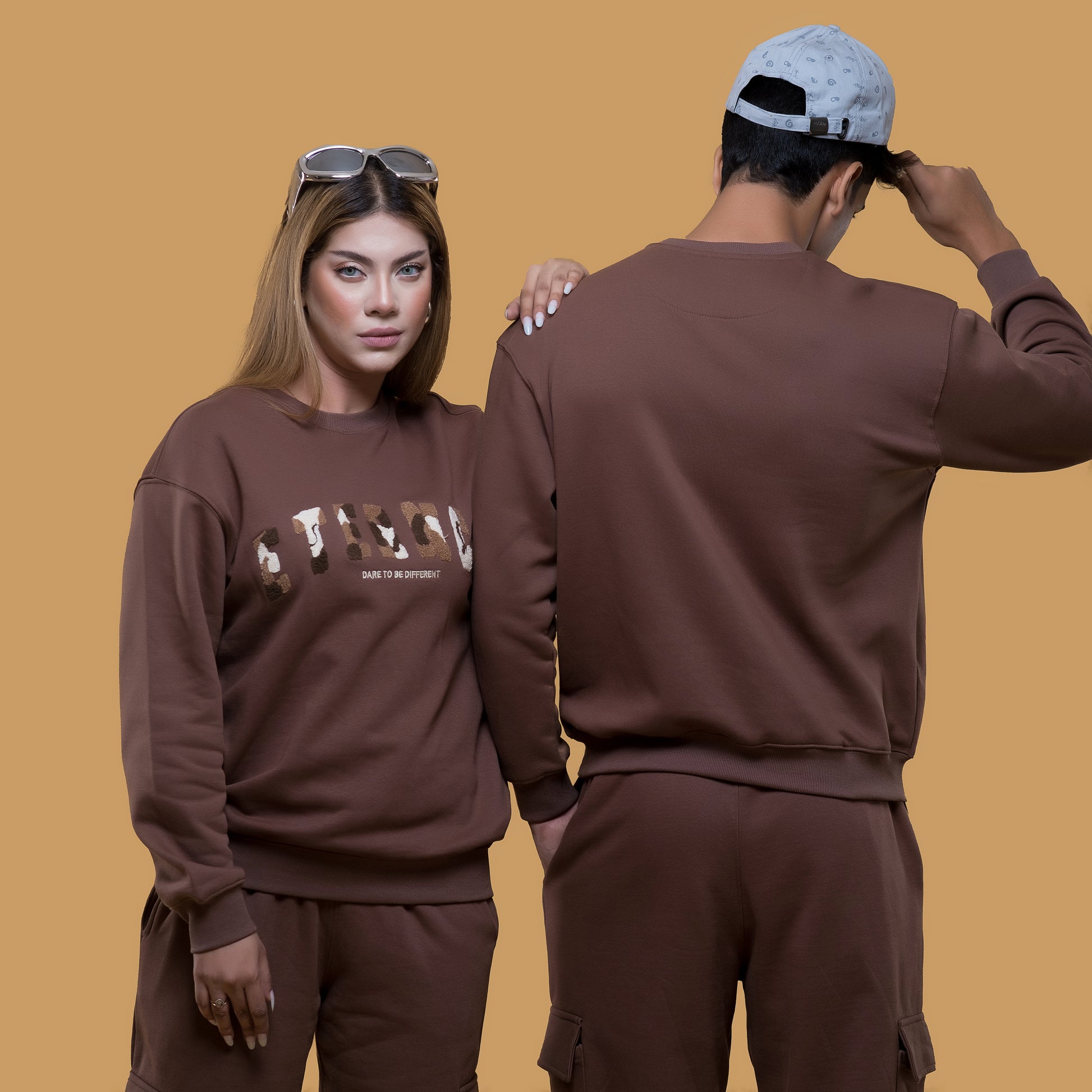 Chocolate Brown Crewneck Sweatshirt