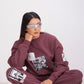 Iconic Musician Oversized Sweatshirt and Jogger Set for Women
