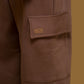 Chocolate Brown Cargo Jogger