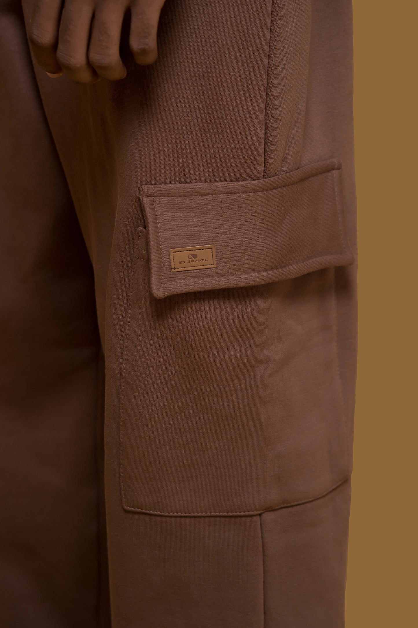 Chocolate Brown Cargo Jogger