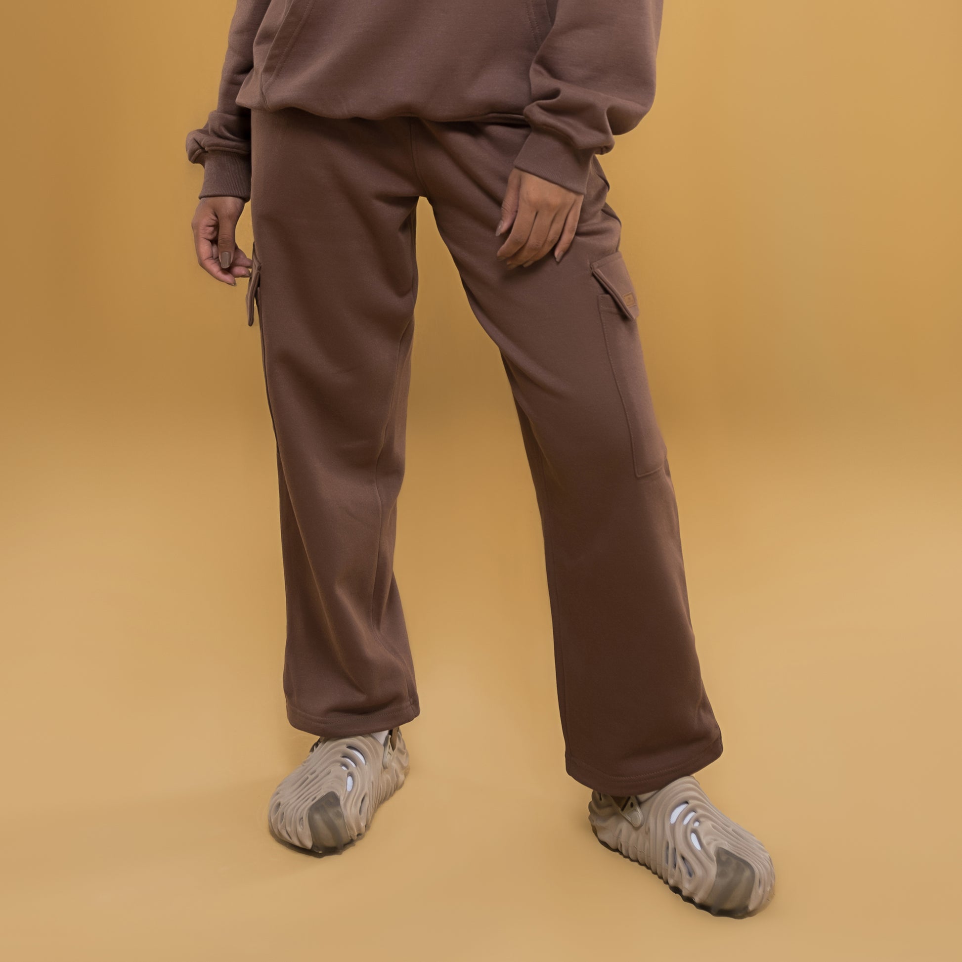 Chocolate Brown Cargo Jogger
