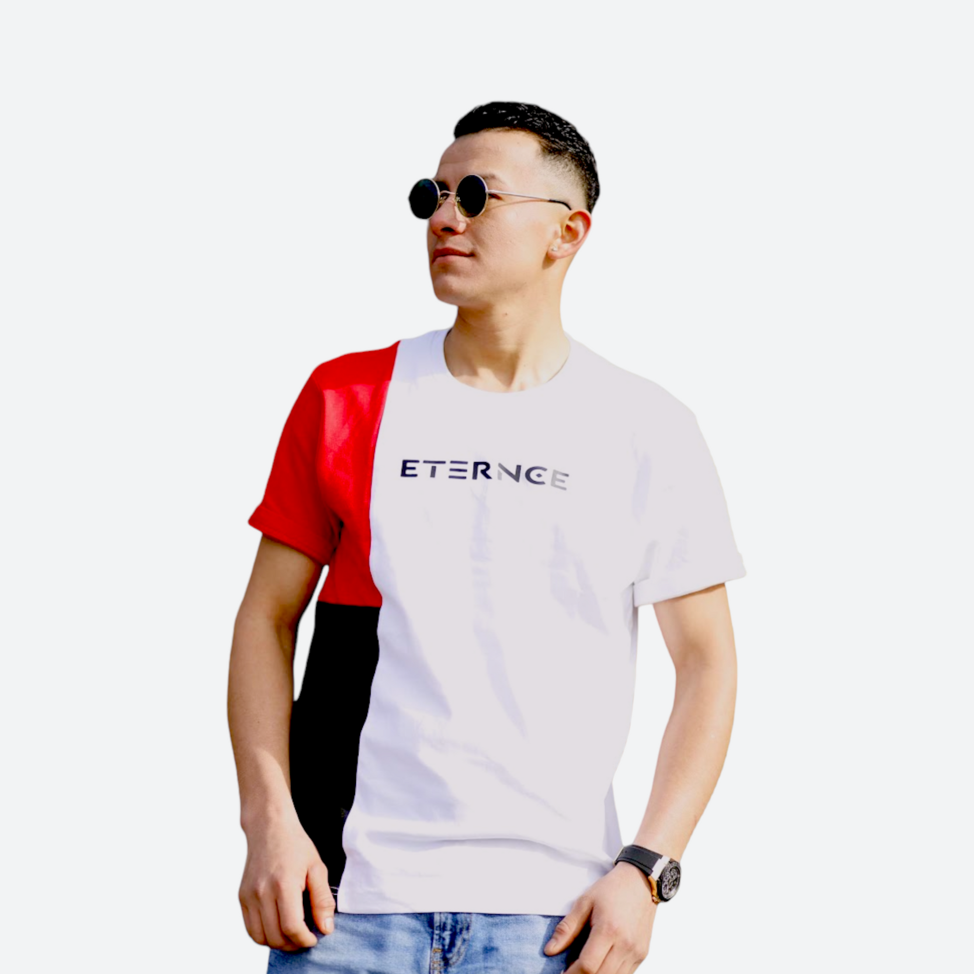 Men's Organic Cotton Rosy T-Shirt Sustainable Fashion Choice