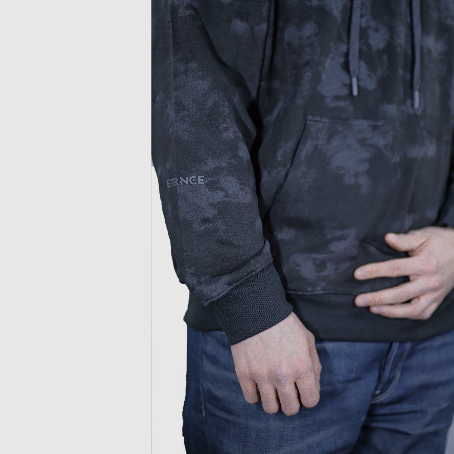 Urban Street Style Hoodie Unisex Black Camo Fashion Statement